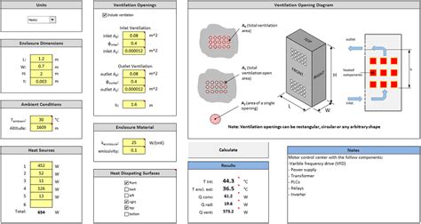 hoffman heat dissipation in electrical enclosures|electrical heat dissipation calculator.